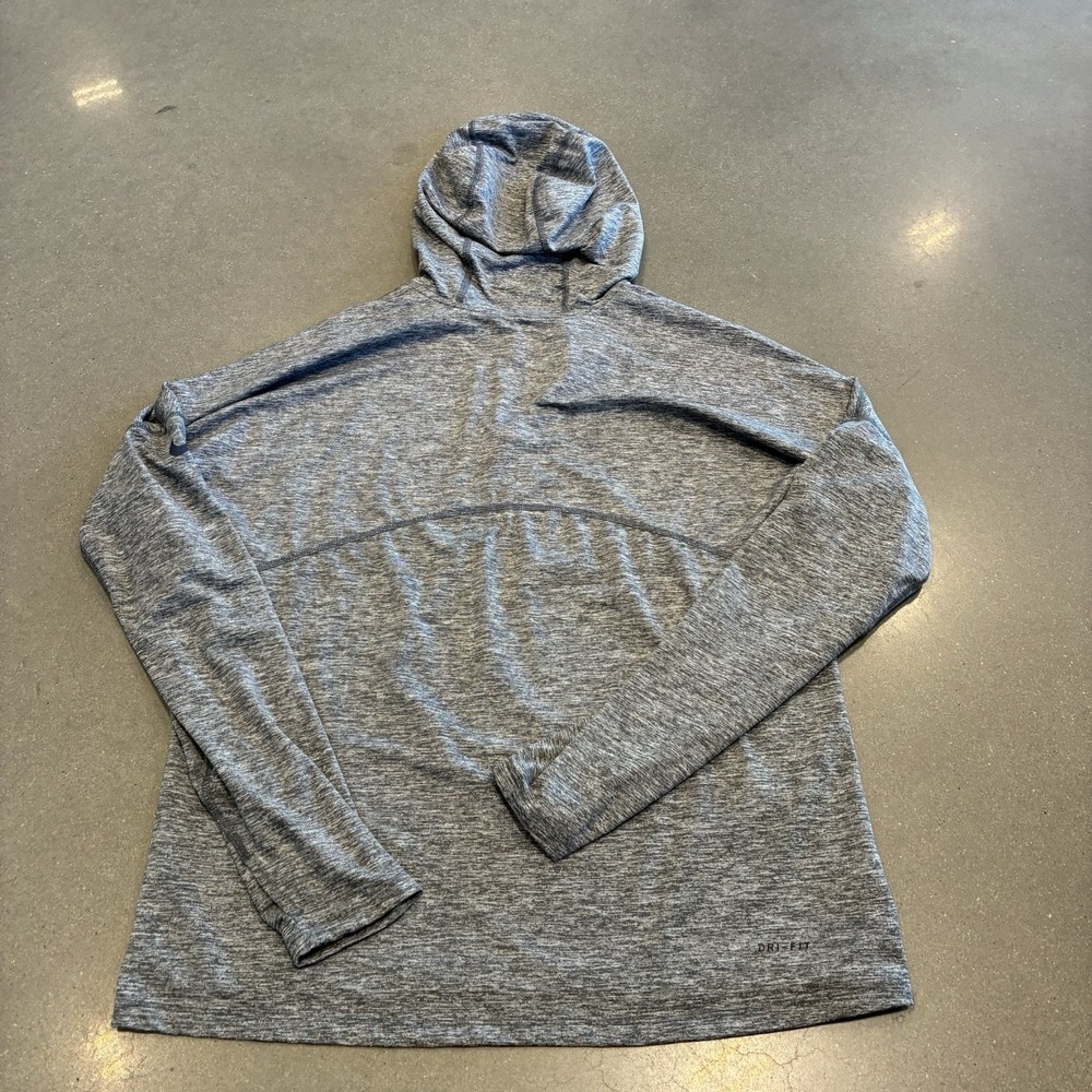 Nike Dallas Cowboys Hoodie Mens Medium Gray Dri Fit Performance Team Apparel - Picture 5 of 6